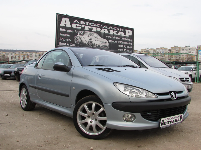 Peugeot 206 1.6i CC EURO4 - автомобили, коли, обяви за нови и употребявани 0