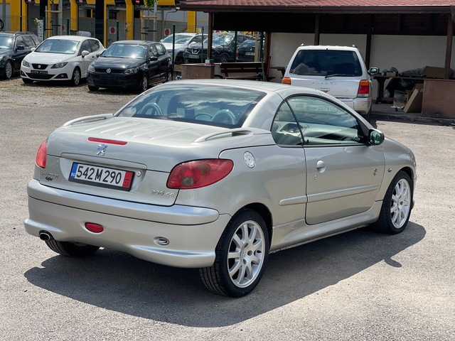Peugeot 206 cc 1.6HDi Roland Garros Edition - автомобили, коли, обяви за нови и употребявани 3