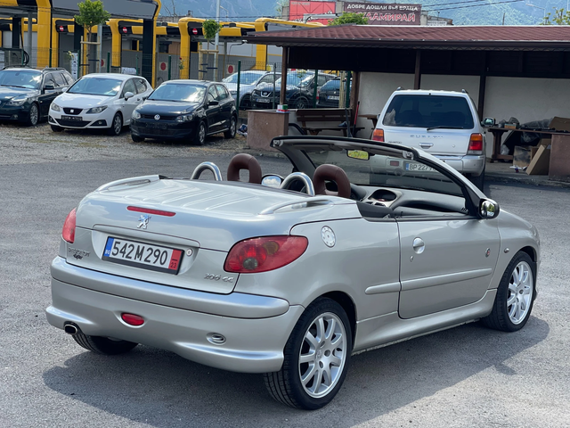 Peugeot 206 cc 1.6HDi Roland Garros Edition - автомобили, коли, обяви за нови и употребявани 8