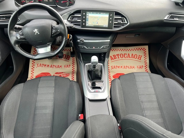 Peugeot 308 1.6BLUEHDI-ЕВРО 6В-ALLURE-ПАНОРАМА-НАВИГАЦИЯ - автомобили, коли, обяви за нови и употребявани 10