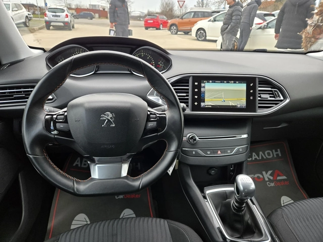 Peugeot 308 1.6HDI-92кс= НАВИ= СЕРВ.ИСТОРИЯ= EURO 6B - автомобили, коли, обяви за нови и употребявани 10