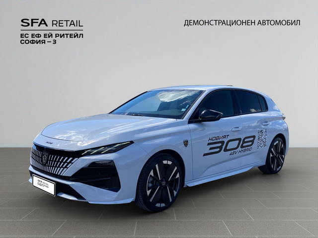 Peugeot 308 MCA GT  HYBRID 145 48V e-DCS6 EURO 6.4 - автомобили, коли, обяви за нови и употребявани 0