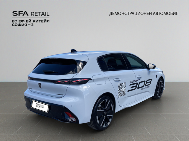 Peugeot 308 MCA GT  HYBRID 145 48V e-DCS6 EURO 6.4 - автомобили, коли, обяви за нови и употребявани 4