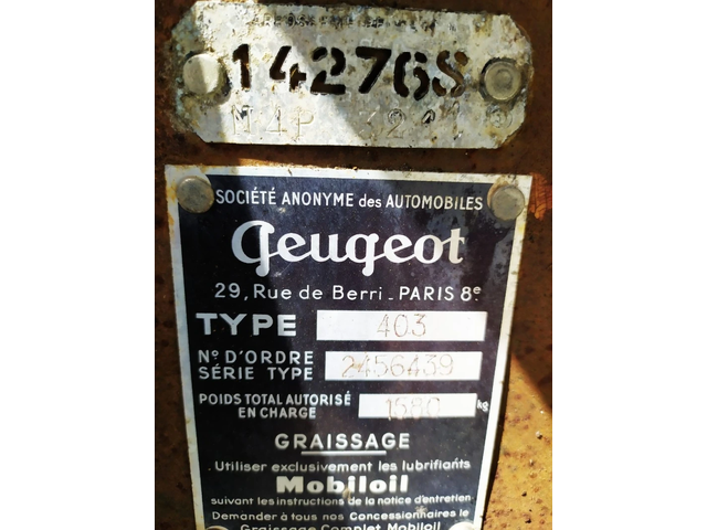 Peugeot 403 1, 5 - автомобили, коли, обяви за нови и употребявани 5