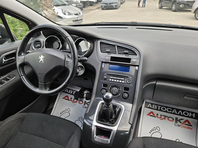 Peugeot 5008 1.6HDI-114кс= 6СКОРОСТИ= 7МЕСТА= АВТОПИЛОТ - автомобили, коли, обяви за нови и употребявани 12