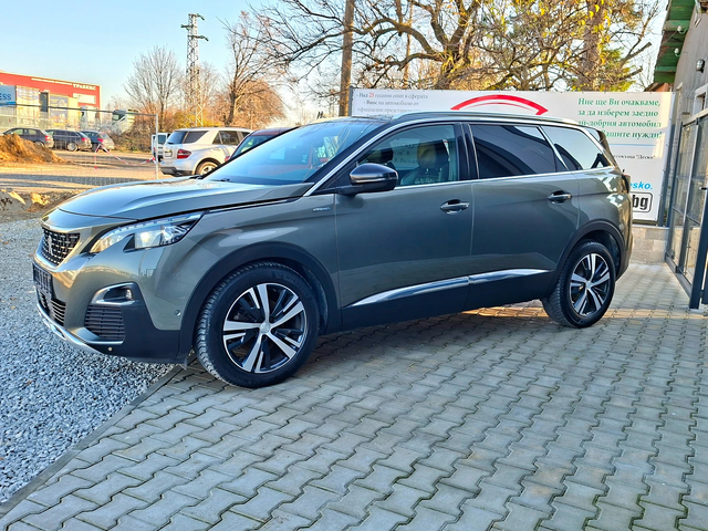 Peugeot 5008 2.0HDI GTline 7мес, НАВИ 360  ПОДГР. ОБДУХ. KEYLE - автомобили, коли, обяви за нови и употребявани 6