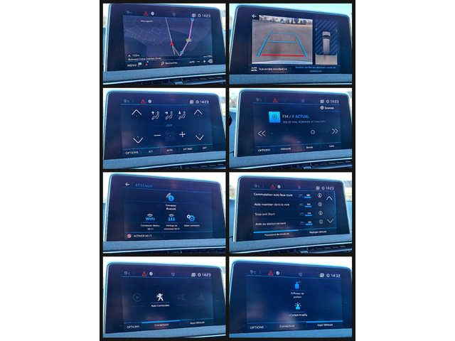 Peugeot 5008 2.0HDI GTline 7мес, НАВИ 360  ПОДГР. ОБДУХ. KEYLE - автомобили, коли, обяви за нови и употребявани 9