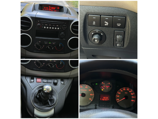 Peugeot Partner 1.6HDI / 120кс - автомобили, коли, обяви за нови и употребявани 11