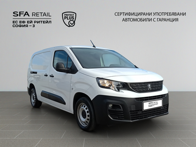Peugeot Partner товарен Long 950 PREMIUM 1.5 BlueHdi 102 BVM5 E6 - автомобили, коли, обяви за нови и употребявани 2