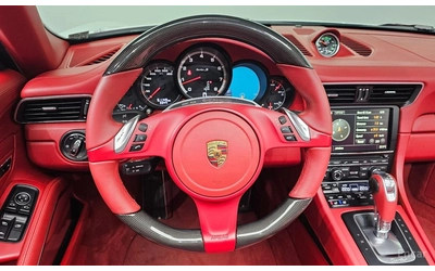 Porsche 911 TURBO S* CABRIO* PDK* LIFT* BOSE* ОБДУХВАНЕ* КАМЕР - автомобили, коли, обяви за нови и употребявани 9
