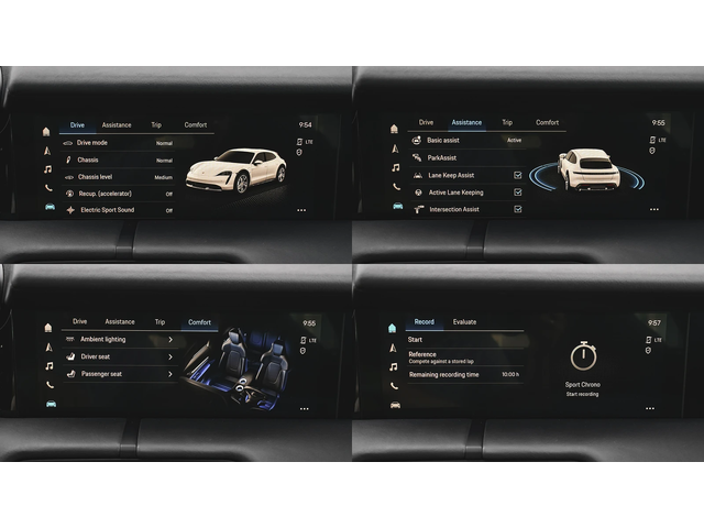 Porsche Taycan 4 Cross Turismo - автомобили, коли, обяви за нови и употребявани 14