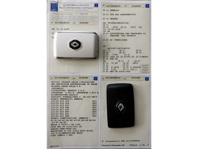 Renault Megane 1.5dCi A E6D - автомобили, коли, обяви за нови и употребявани 14