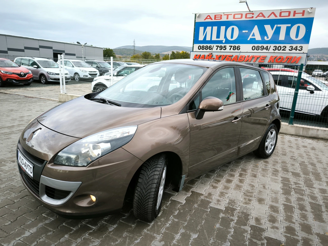 Renault Scenic 1, 5DCi-110к.с.-6скорости, НАВИ, ЕВРО 5В - автомобили, коли, обяви за нови и употребявани 1