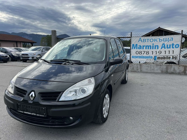 Renault Scenic FACE 1.4I 98кс EURO 4 КЛИМАТРОНИК - автомобили, коли, обяви за нови и употребявани 0