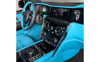 Rolls-Royce Cullinan Series II Facelift* Black+ Turchese - автомобили, коли, обяви за нови и употребявани 10