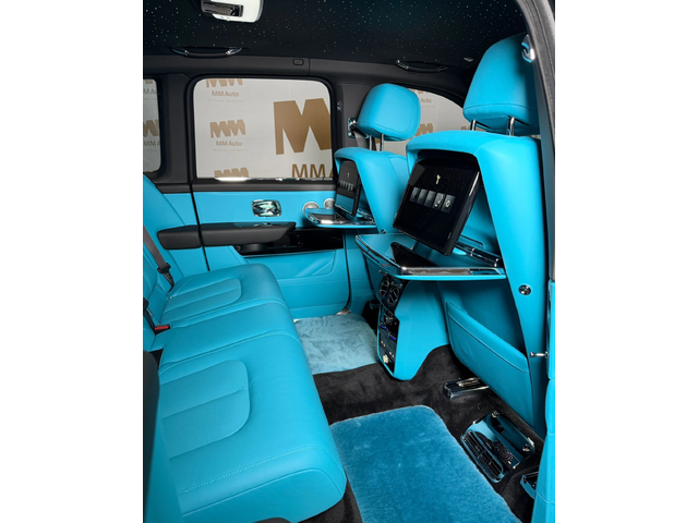 Rolls-Royce Cullinan Series II Facelift* Black+ Turchese - автомобили, коли, обяви за нови и употребявани 16