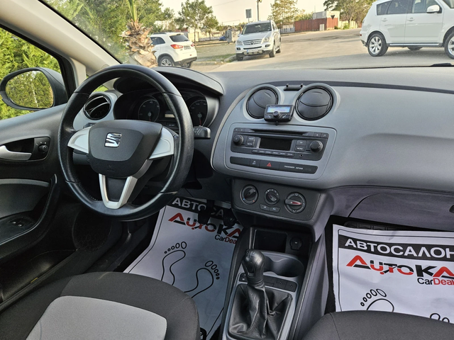 Seat Ibiza 1.2TDI-75кс= FACELIFT= 163.000km= 2014г - автомобили, коли, обяви за нови и употребявани 12