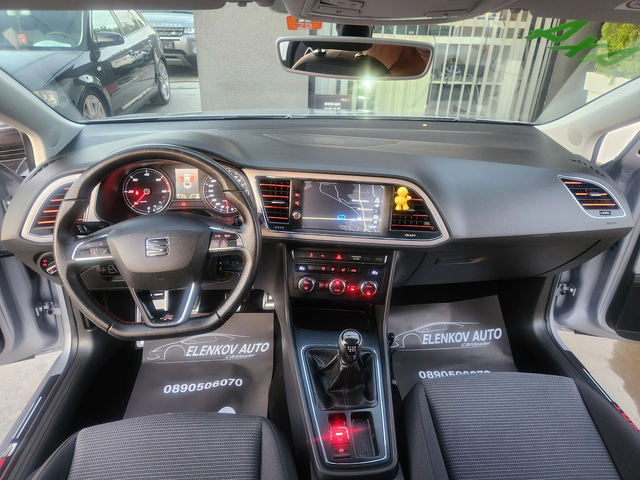 Seat Leon FR-2.0TDI-150к.с ЕURO 6 4х4-НАВИГАЦИЯ-ШВЕЙЦАРИЯ - автомобили, коли, обяви за нови и употребявани 10