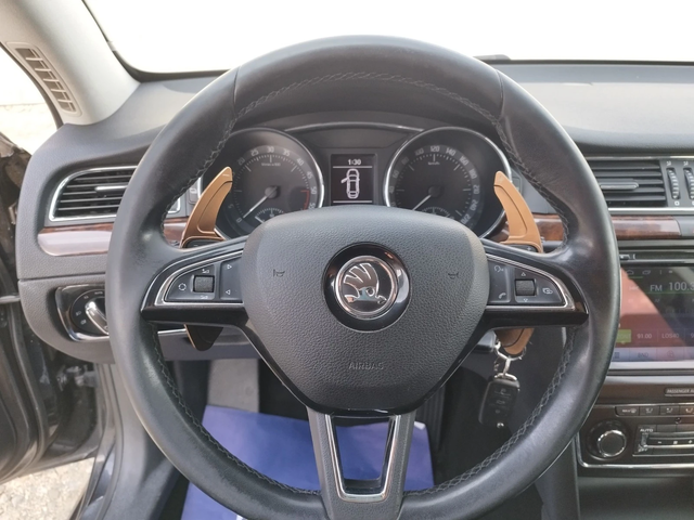 Skoda Superb 2.0TDI-140к.с. DSG/Памет/Навигация/Кожа/Старт-стоп - автомобили, коли, обяви за нови и употребявани 12