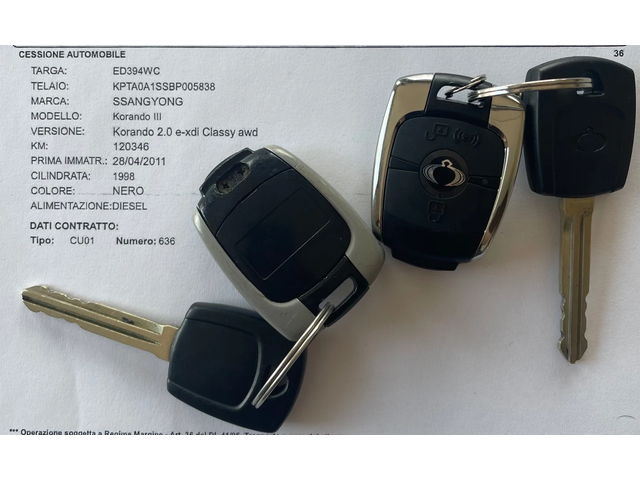 SsangYong Korando 2.0 E-XDI CLASSY AWD - автомобили, коли, обяви за нови и употребявани 16