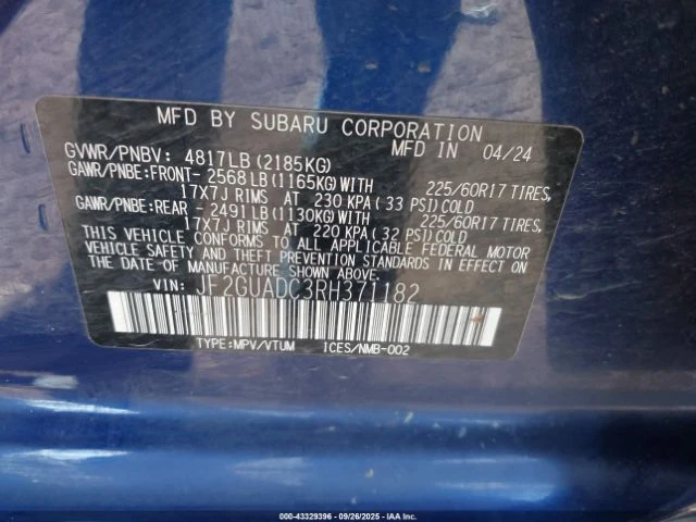 Subaru Crosstrek ПОДГРЕВ* КАМЕРА* КЕЙЛЕС* LANE* ASSIST - автомобили, коли, обяви за нови и употребявани 8