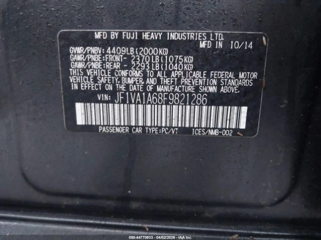 Subaru Impreza WRX - автомобили, коли, обяви за нови и употребявани 12