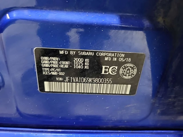 Subaru WRX SPORT/CARFAX/Шибедах/ 2 ключа - автомобили, коли, обяви за нови и употребявани 14