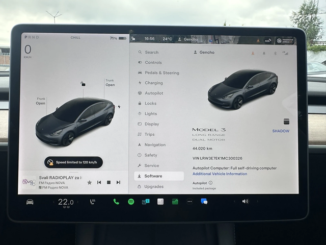 Tesla Model 3 Long Range/4x4/Dual motor/40 хил.км.!!! - автомобили, коли, обяви за нови и употребявани 16