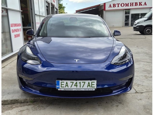 Tesla Model 3 Dual Motor AWD 2023г. ; 42983км. Face с термопомпа - автомобили, коли, обяви за нови и употребявани 1