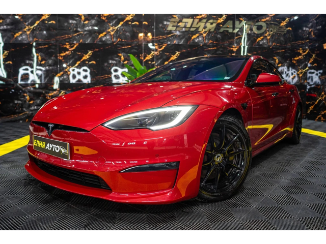 Tesla Model S PLAID 1020HP HD LED 360 ПАНО CARBON ЛИЗИНГ 100% - автомобили, коли, обяви за нови и употребявани 0