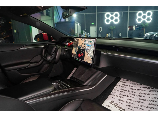 Tesla Model S PLAID 1020HP HD LED 360 ПАНО CARBON ЛИЗИНГ 100% - автомобили, коли, обяви за нови и употребявани 12