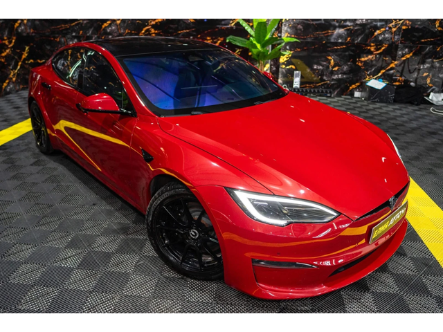 Tesla Model S PLAID 1020HP HD LED 360 ПАНО CARBON ЛИЗИНГ 100% - автомобили, коли, обяви за нови и употребявани 4