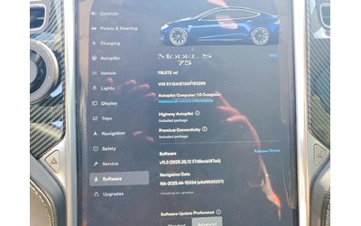 Tesla Model S 75 kWh* КОЖА* ПОДГРЕВ* - автомобили, коли, обяви за нови и употребявани 8