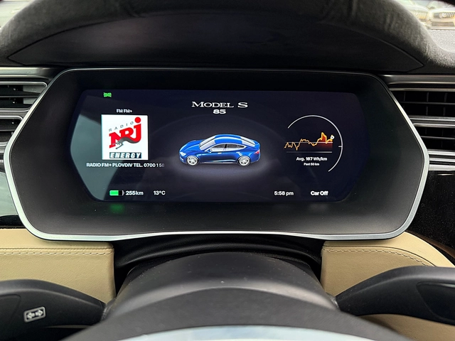 Tesla Model S S85-DISTRONIK-LED-BIXENON-NAVI-БЕЗПЛАТНО ЗАРЕЖДАНЕ - автомобили, коли, обяви за нови и употребявани 11
