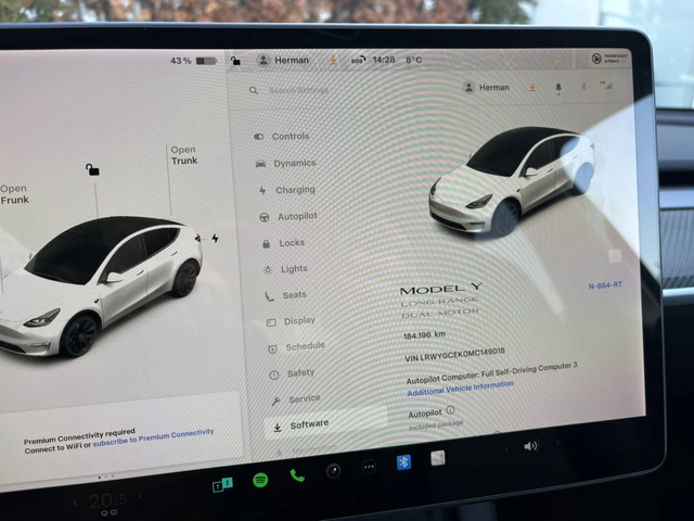 Tesla Model Y Long Range AWD - автомобили, коли, обяви за нови и употребявани 9