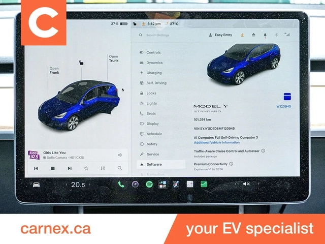 Tesla Model Y STANDARD RANGE* RWD* PANO - автомобили, коли, обяви за нови и употребявани 3