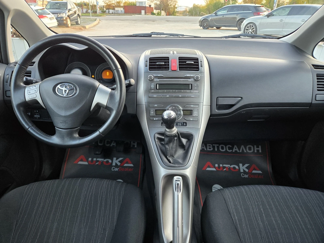 Toyota Auris 1.4D4d-90kc= 119.000km= FACELIFT= КЛИМАТРОНИК - автомобили, коли, обяви за нови и употребявани 11