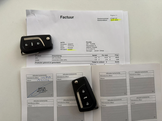 Toyota Avensis 1.8I* СЕРВИЗНА КНИЖКА* ПЪЛНА  ИСТОРИЯ В ТОЙОТА - автомобили, коли, обяви за нови и употребявани 15