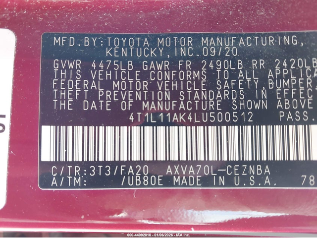 Toyota Camry 2.5L I-4 DI, DOHC, VVT, 203HP Front Wheel Drive - автомобили, коли, обяви за нови и употребявани 8