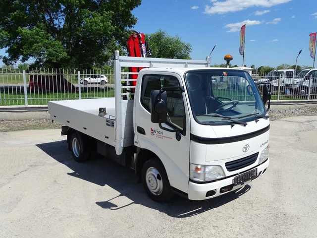 Toyota DYNA БОРДОВИ С КРАН 1670 kg - автомобили, коли, обяви за нови и употребявани 10