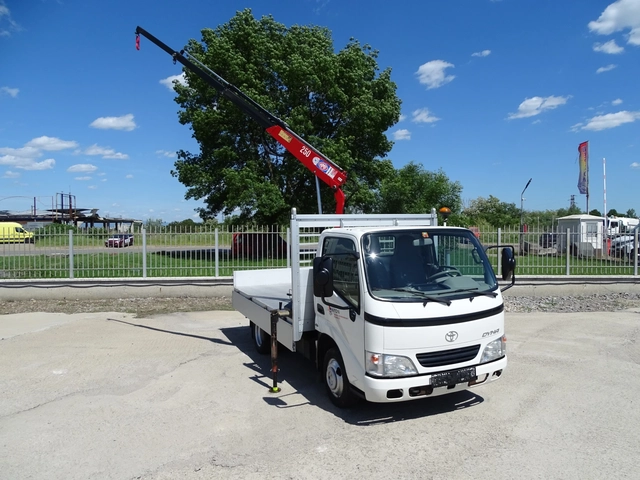 Toyota DYNA БОРДОВИ С КРАН 1670 kg - автомобили, коли, обяви за нови и употребявани 4