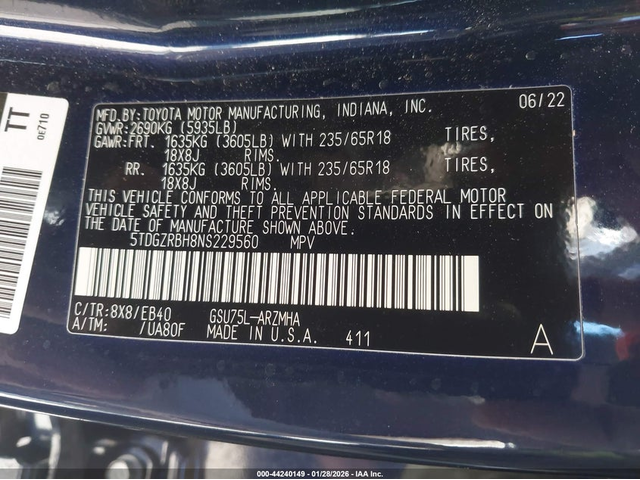 Toyota Highlander 3.5L V-6 DI, DOHC, VVT, 295HP All Wheel Drive - автомобили, коли, обяви за нови и употребявани 8