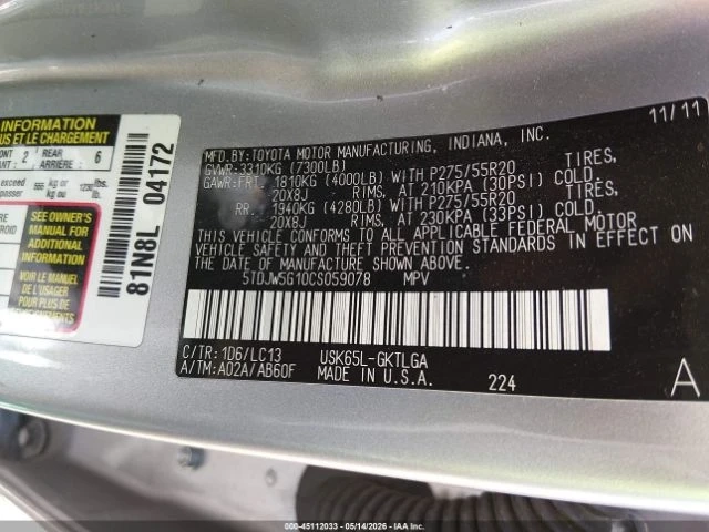 Toyota Sequoia LIMITED - автомобили, коли, обяви за нови и употребявани 10