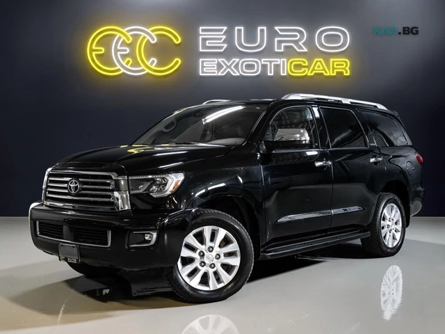 Toyota Sequoia PLATINUM* 4WD* JBL* PANO* ПОДГРЕВ* ОБДУХВАНЕ* TV* - автомобили, коли, обяви за нови и употребявани 2