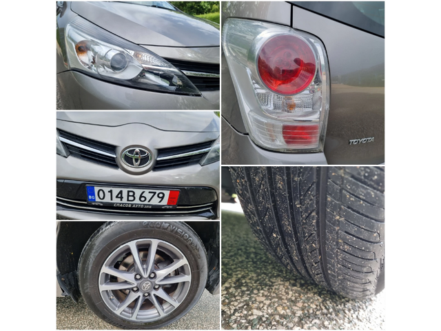 Toyota Verso 1.6 Navig/Klimatron/7mesta - автомобили, коли, обяви за нови и употребявани 14