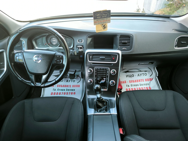 Volvo V60 1, 6-115к.с.6скop.LED, ФЕЙСЛИФТ, ЕВРО 5B - автомобили, коли, обяви за нови и употребявани 9