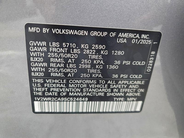 VW ATLAS 2.0L 4 Front-wheel Drive - автомобили, коли, обяви за нови и употребявани 13
