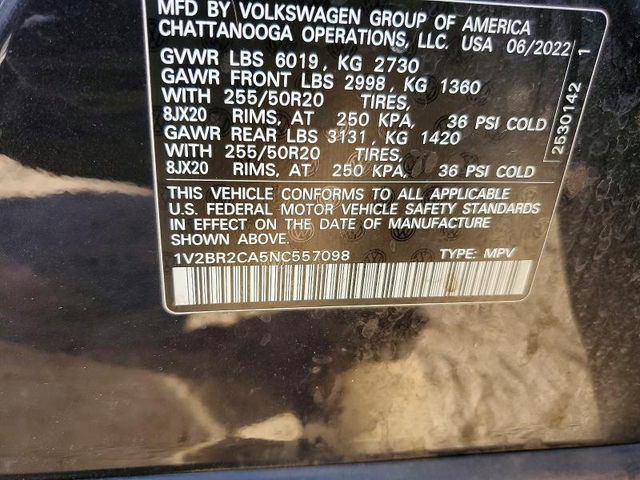 VW Atlas 3.6L 6 All Wheel Drive - автомобили, коли, обяви за нови и употребявани 12