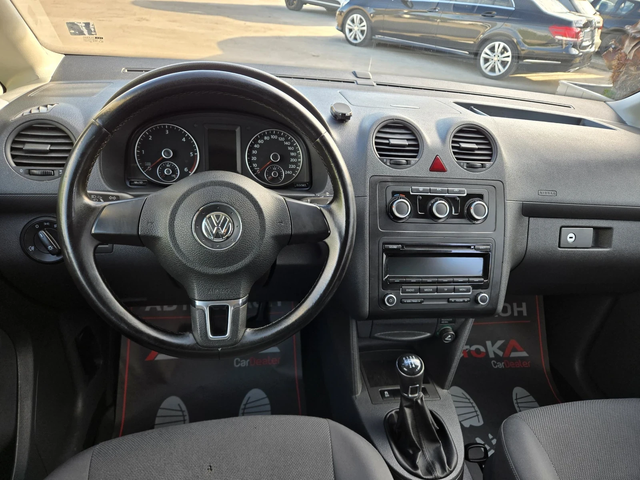 VW Caddy 1.6TDI-102кс= КЛИМАТИК= ПЪТНИЧЕСКИ - автомобили, коли, обяви за нови и употребявани 10