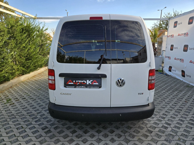 VW Caddy 1.6TDI-102кс= КЛИМАТИК= ПЪТНИЧЕСКИ - автомобили, коли, обяви за нови и употребявани 3